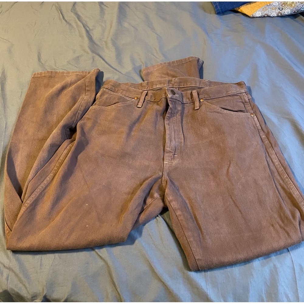 Brown Wrangler Cowboy Cut jeans